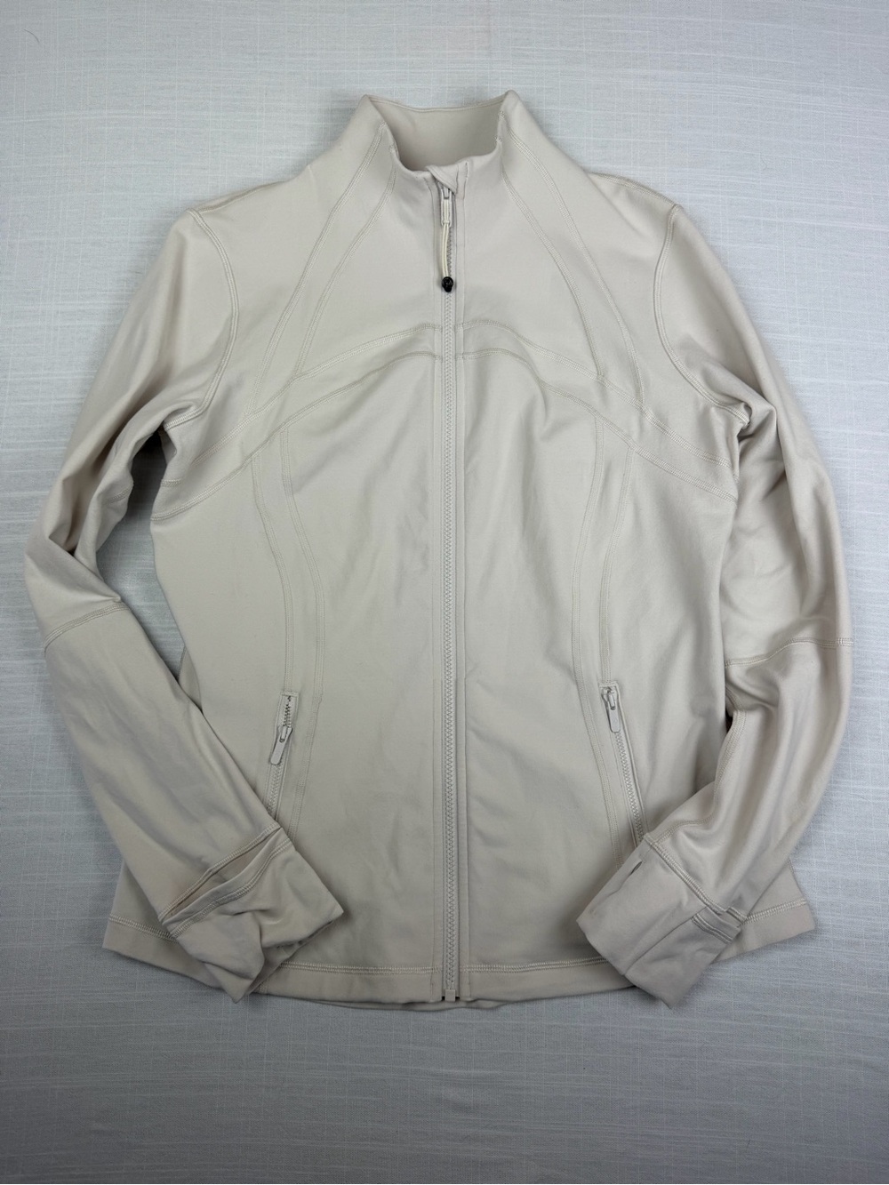 lululemon athletica White Cream Full-Zip Define Jacket - Picture 2 of 12